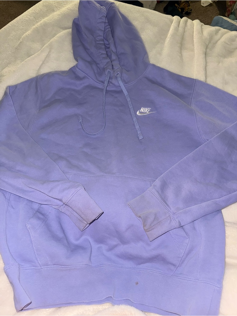 Nike Men’s Lavender Crewneck Hoodie - Light Purple